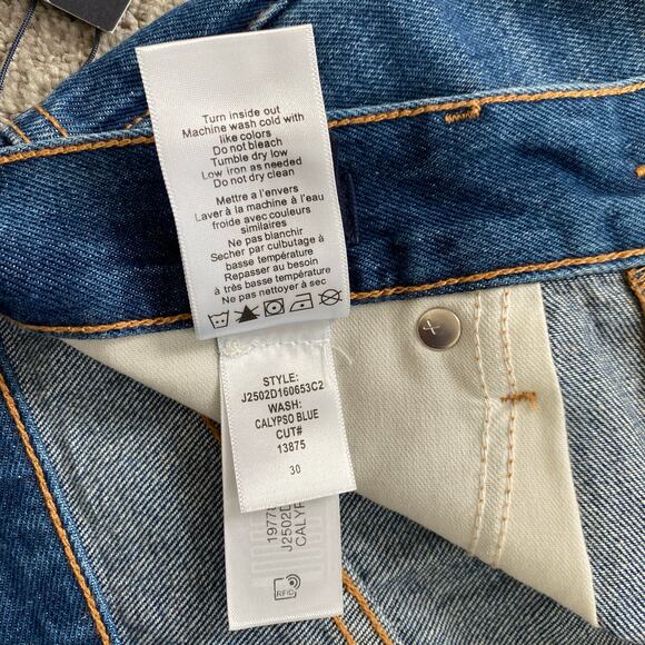 Veronica Beard Timmi Denim Shorts High Rise Calypso Blue Medium Wash Sz 30” - Picture 10 of 11